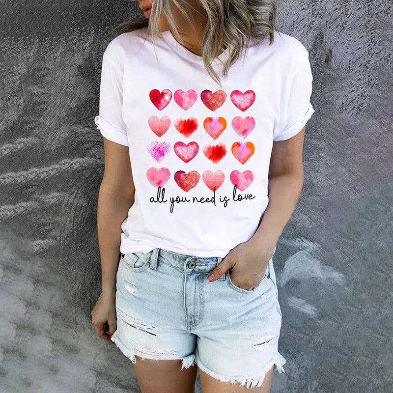 Fashion V-neck Plain Color Sleeve Rhinestone Casual Top