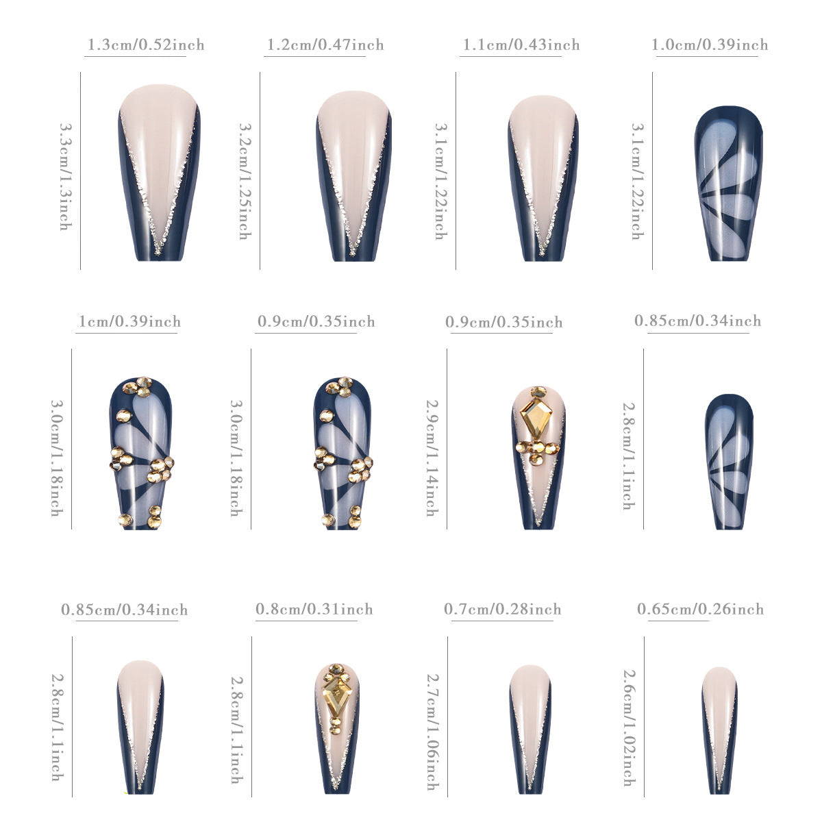 Creative And Versatile Shining Big Bow Wearing Nail Art