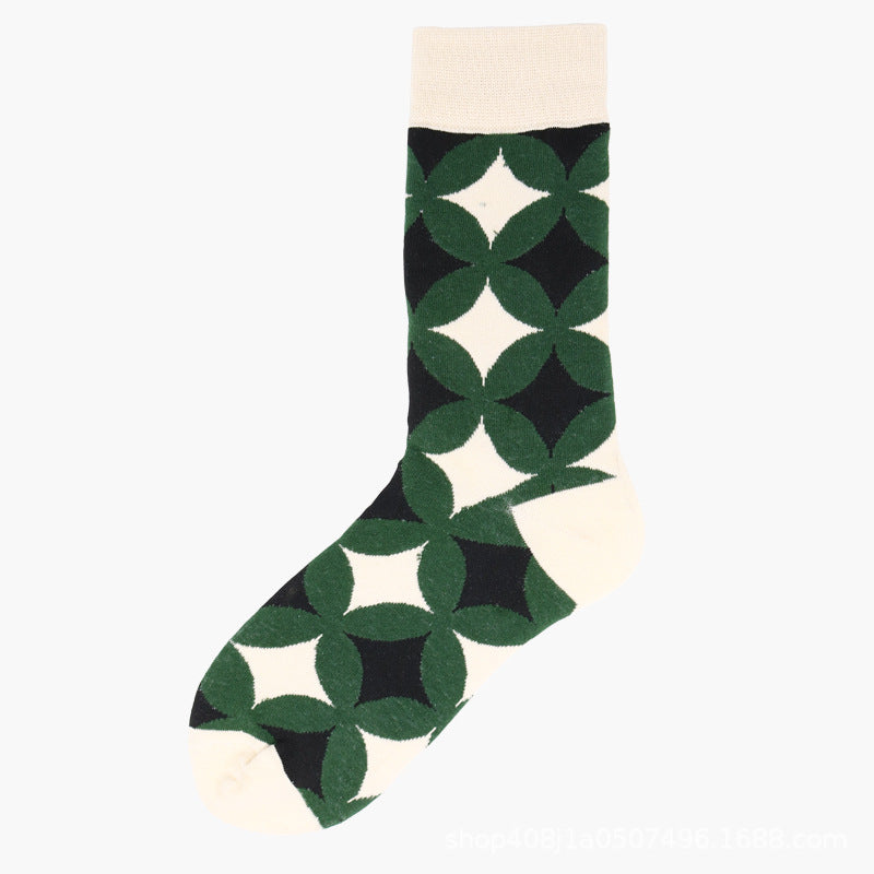 Mid-calf For Fall And Winter Long Cotton Socks
