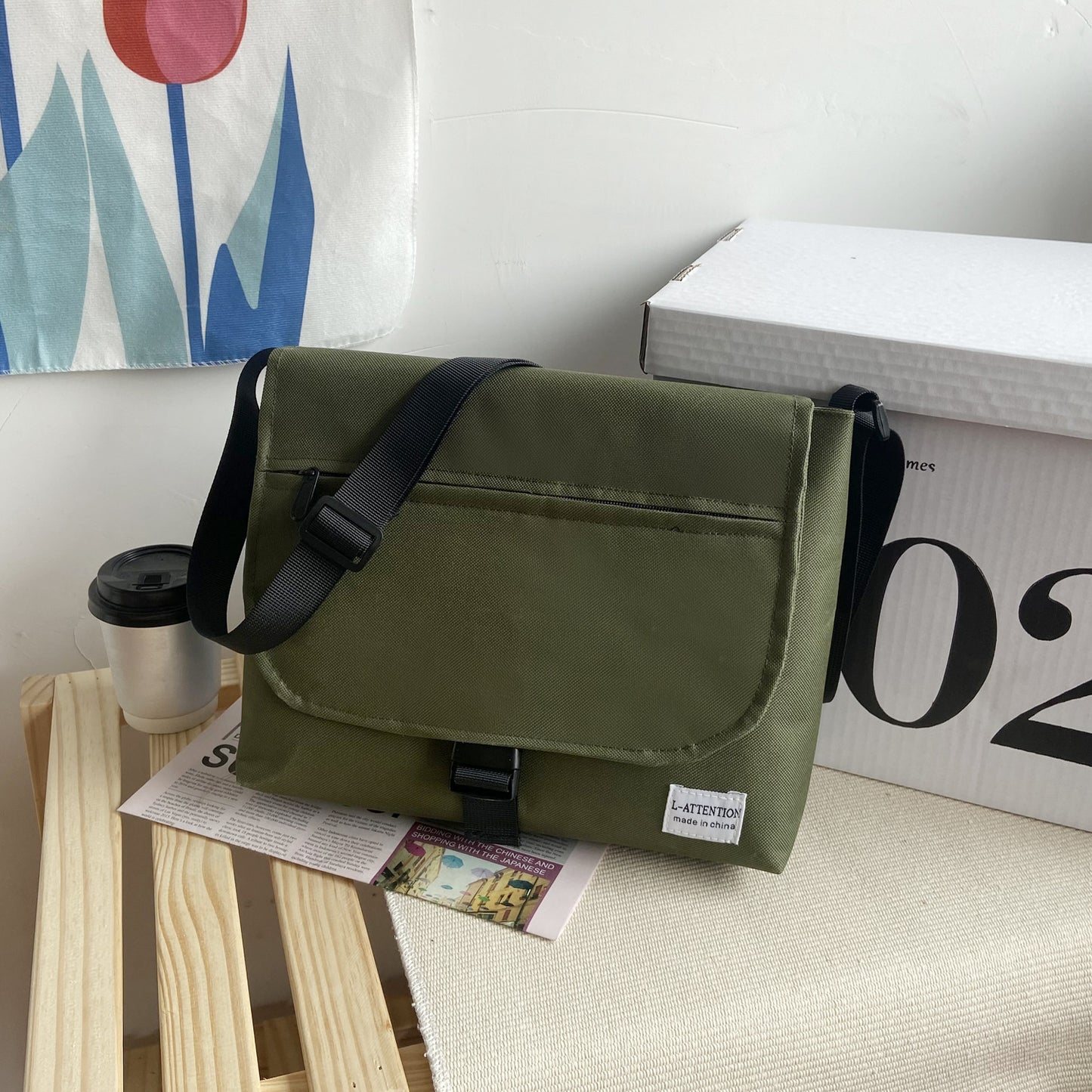 Men's And Women's Fashion Casual Single Shoulder Crossbody Bag