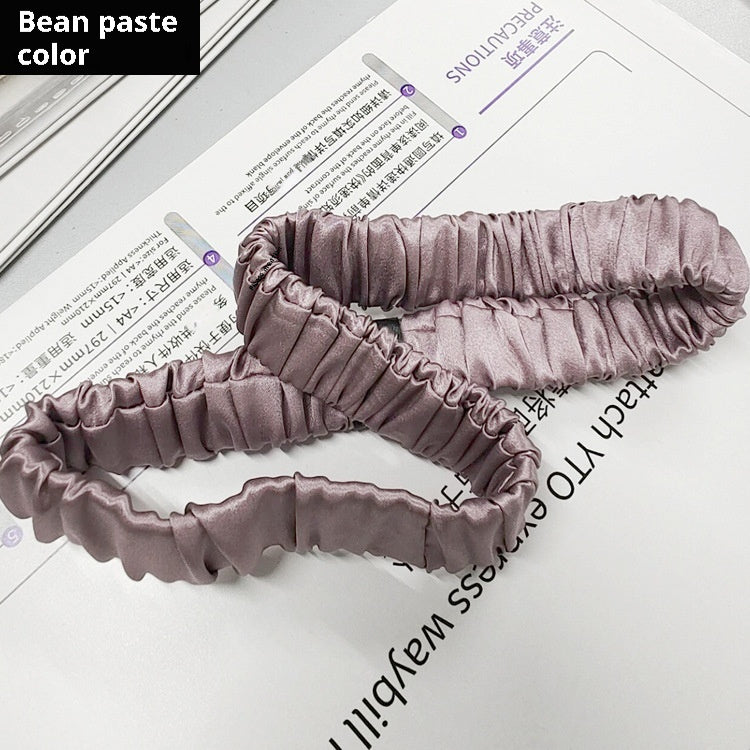 Silk Head Accessories All-match Elastic Rubber Band For Face Washing