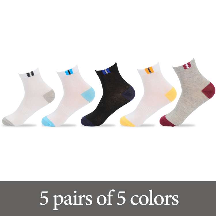 Sports Simple Deodorant Spring Durable Cotton Socks