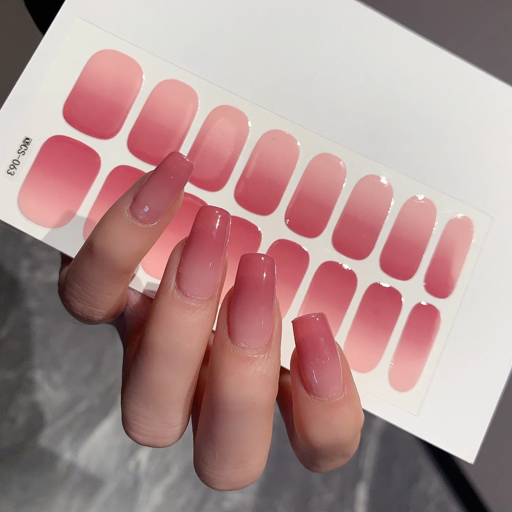 Gradient Color Nail Sticker Spring And Summer Comely Finger