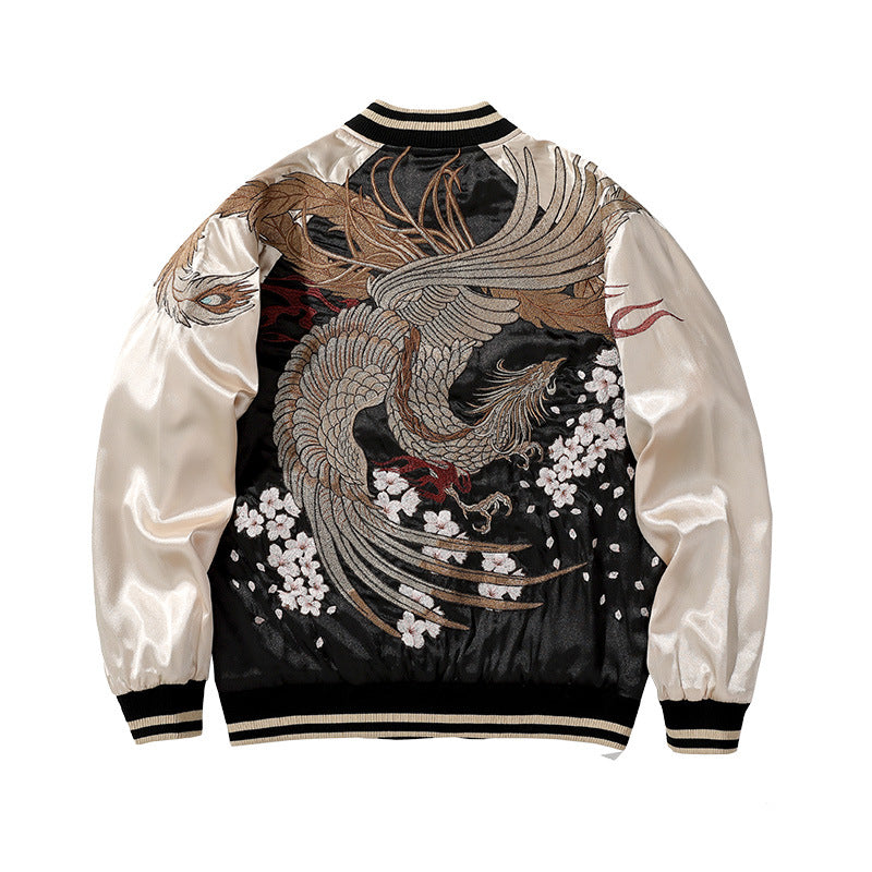 Heavy Industry Phoenix Embroidery Casual Men's Jacket