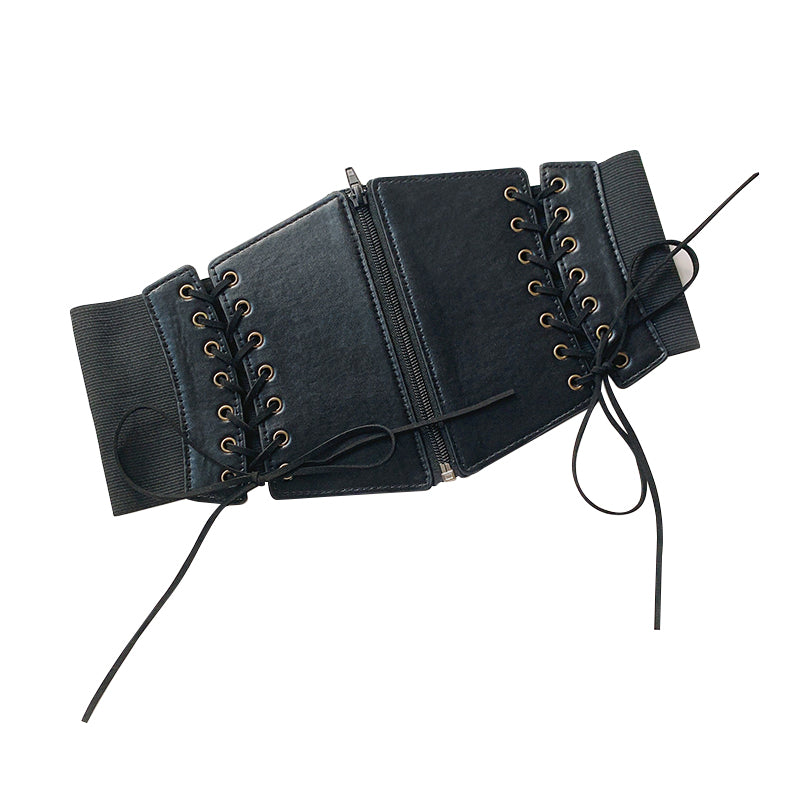 Extra Wide Girdle Ladies Lace Up Fashion