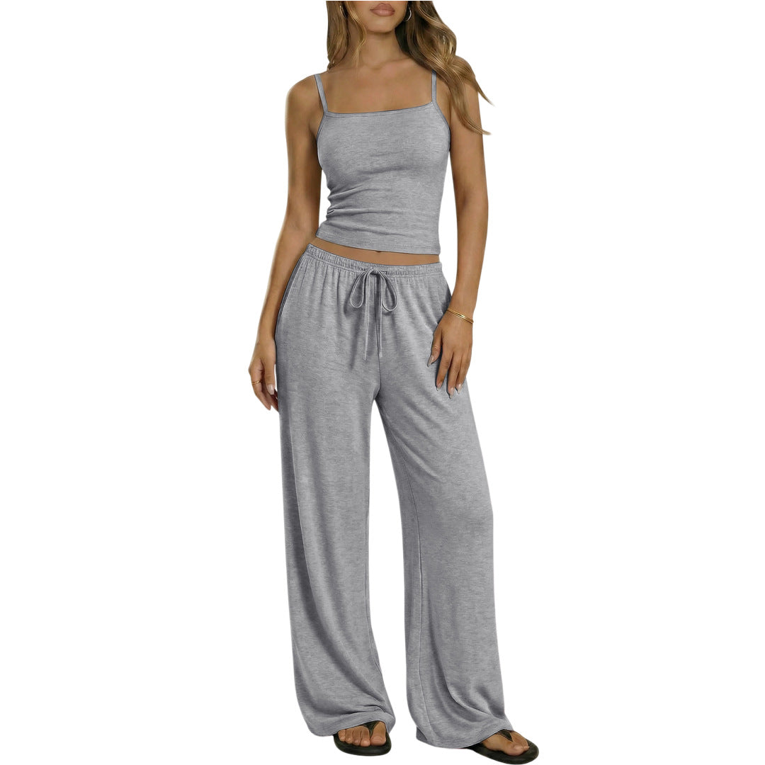 SpringSummer New Womens Vest And Camisole Set