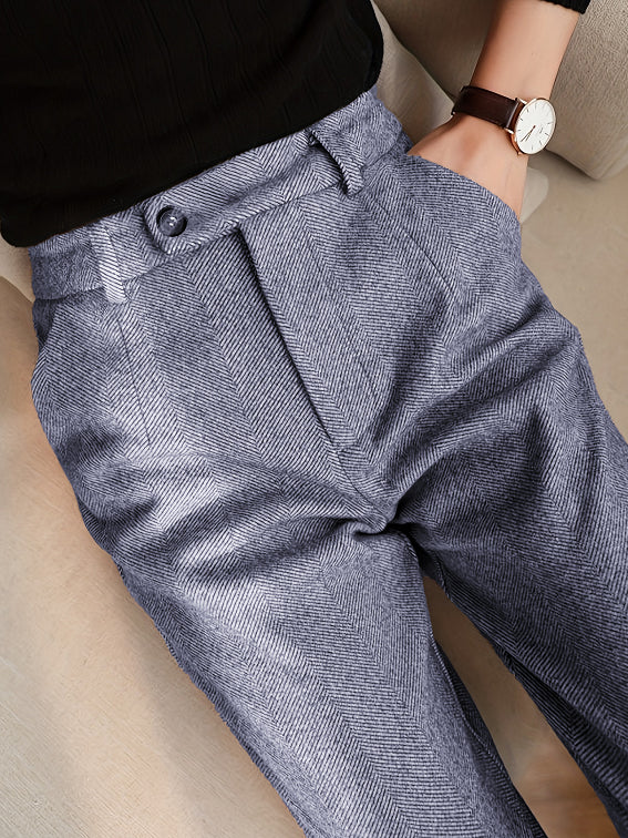 Women's High Waist Slimming And Straight Casual Trousers