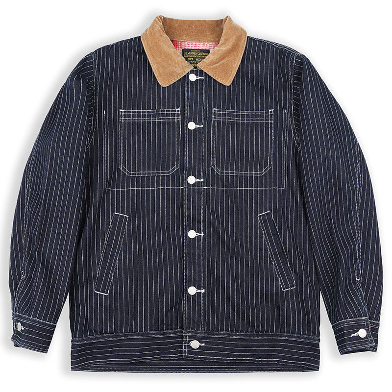 Men's Raw Wash Jacket Thickened