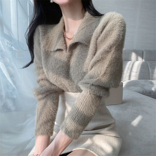 Fashion Temperament Western Style All-match Chic Women's Sweater