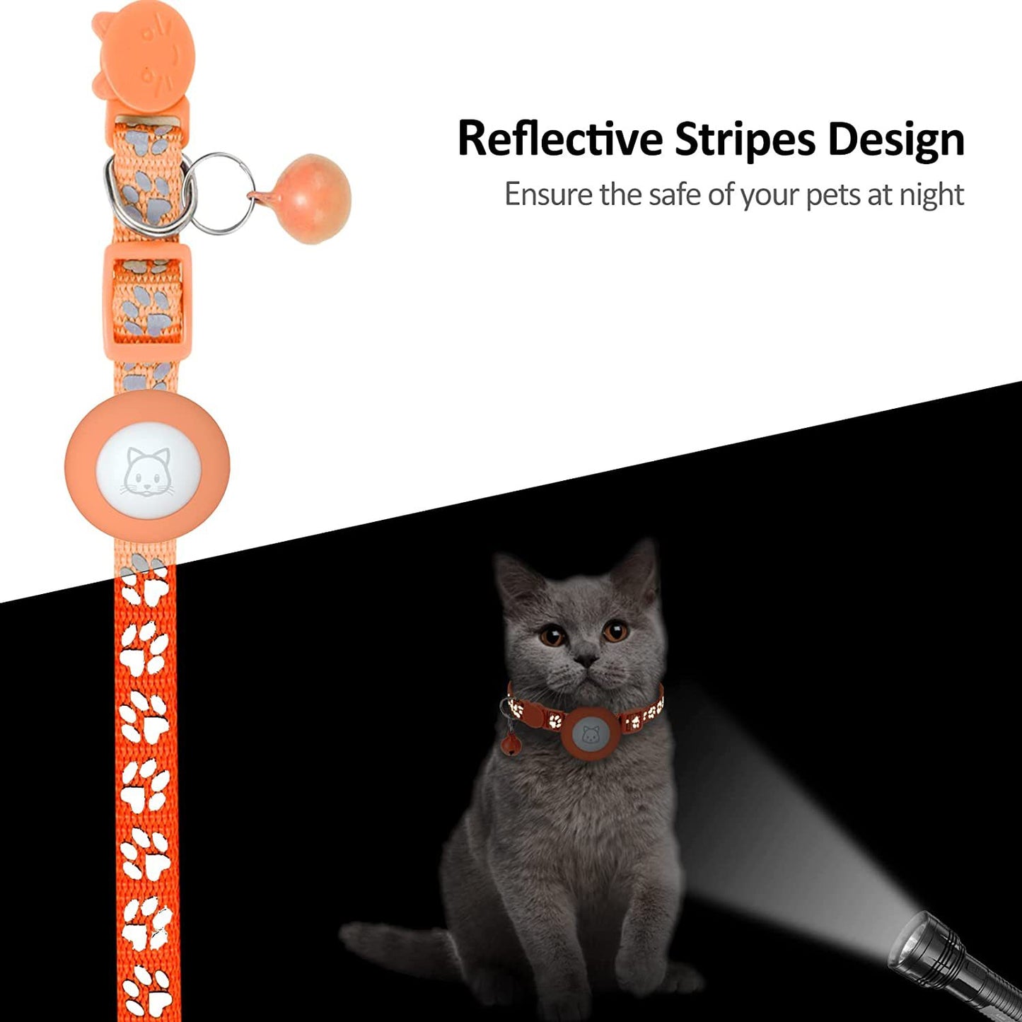 Pet Locator Reflective Collar