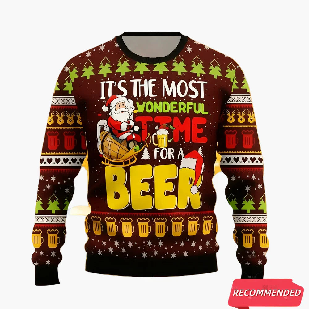 Digital Printing Men's Loose-fitting Round-neck Sports Shirt