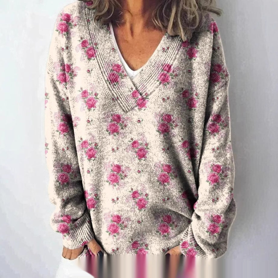 Animal Pattern Printed Casual Women's Sweater 3D