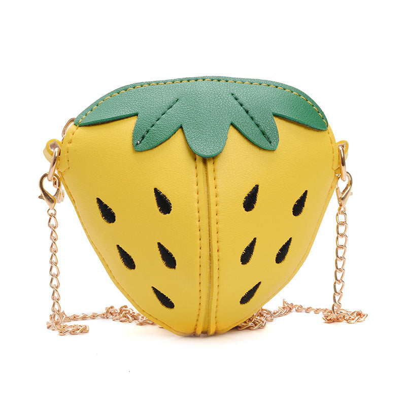 Children's Bag Strawberry Chain Messenger
