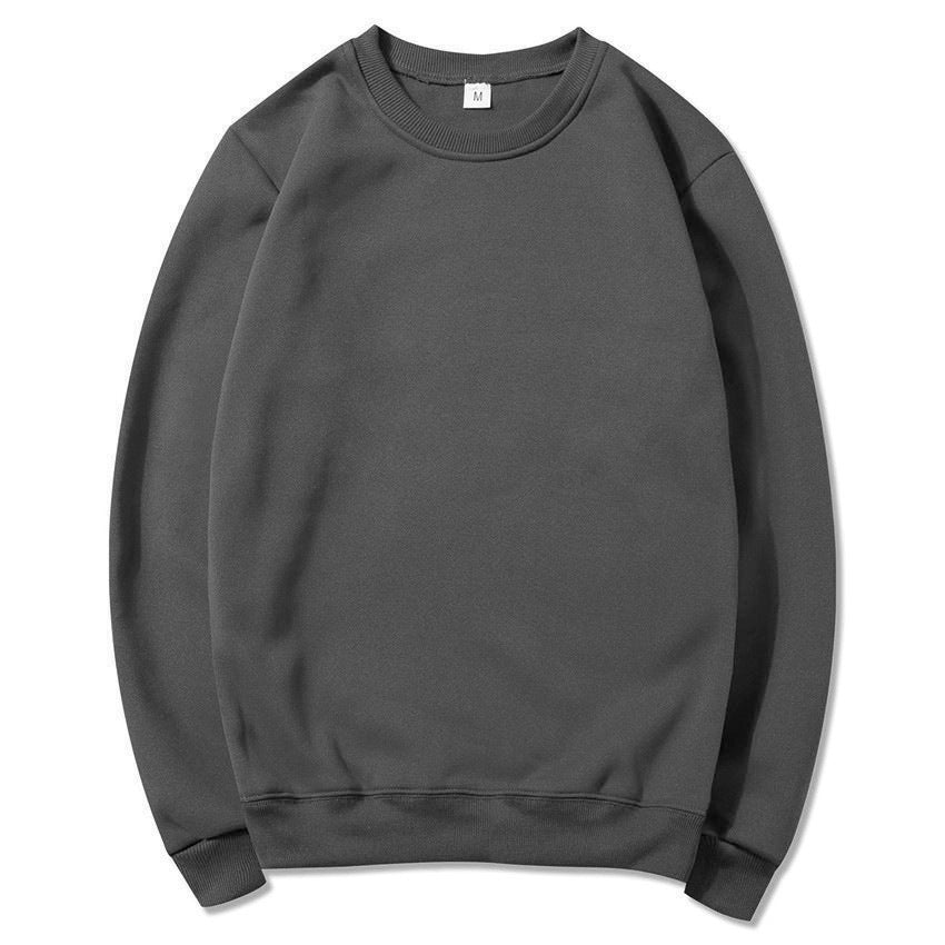 Mænds afslappede sweatshirt med rund hals