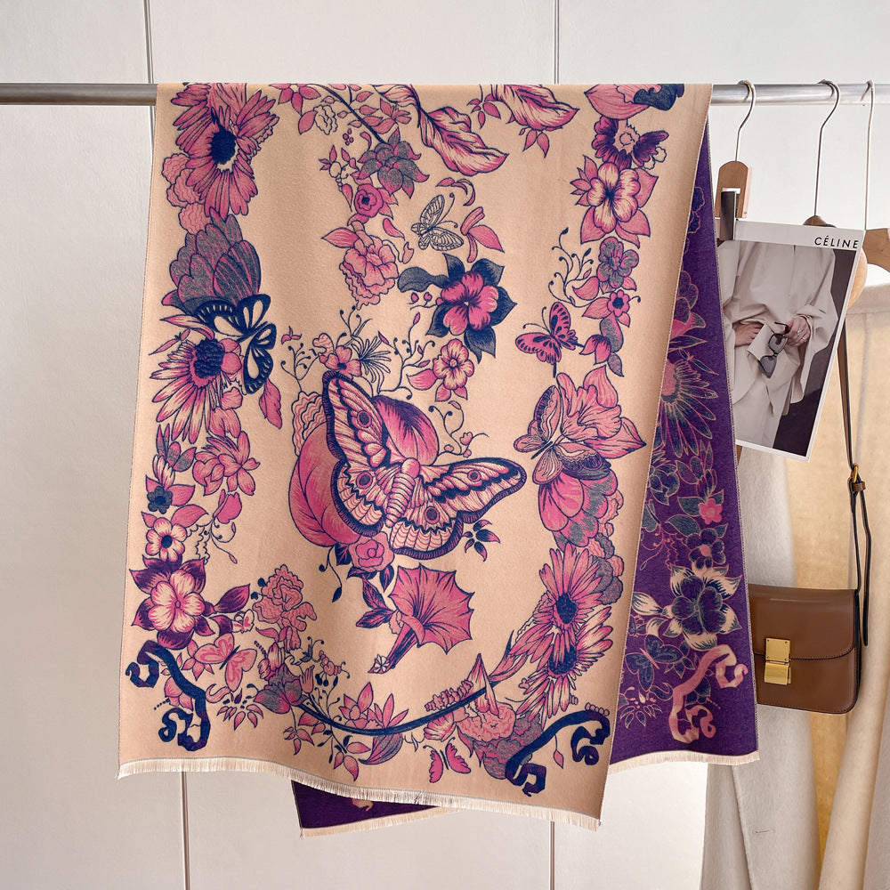 Women's Artificial Cashmere Scarf Autumn And Winter Thickening