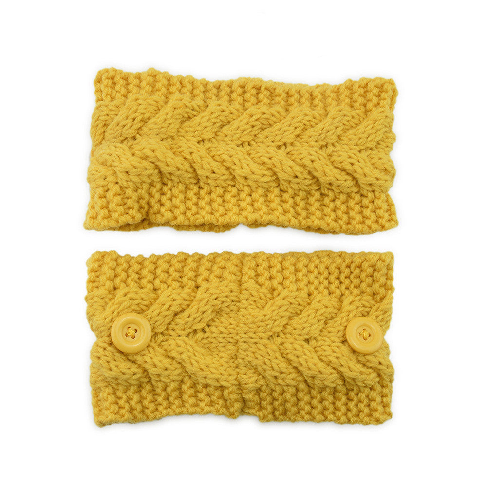 Knitted twist headband