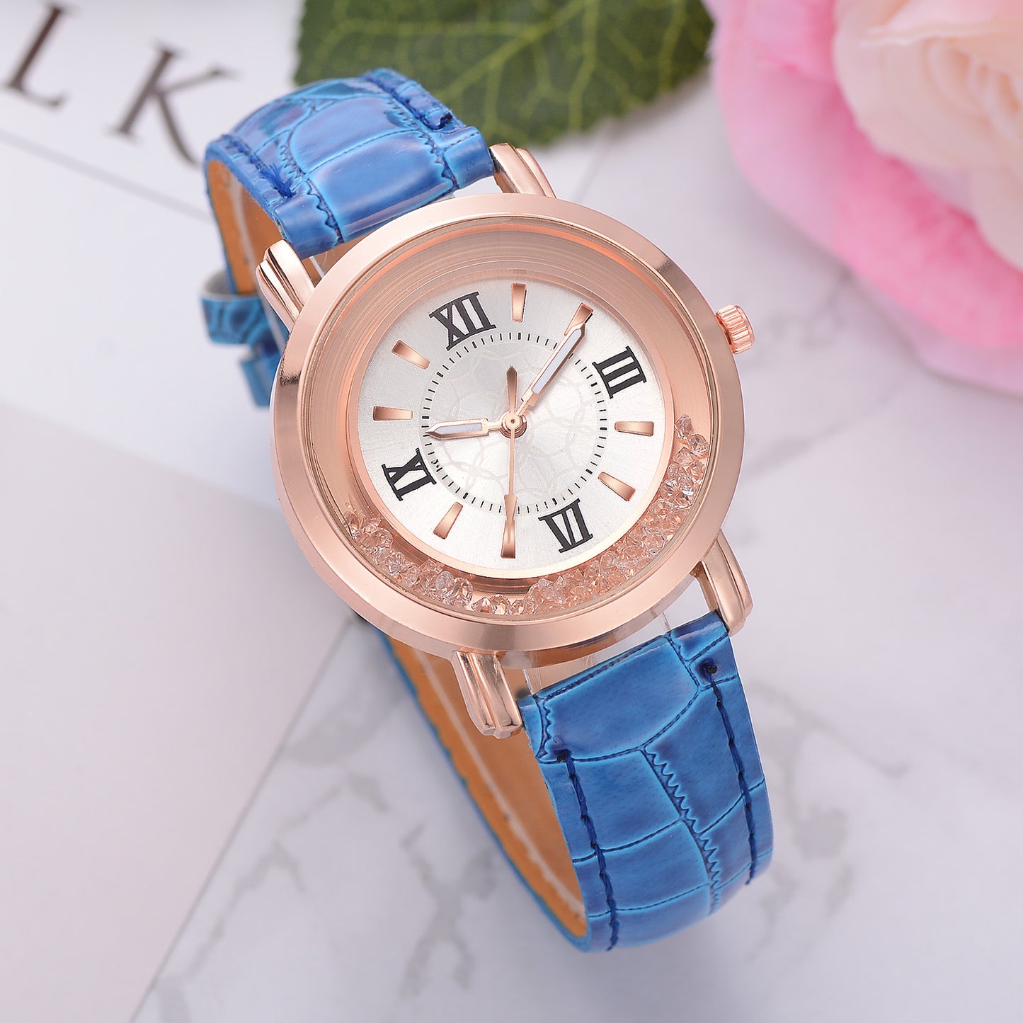 Women's Rhinestone Ball Watch