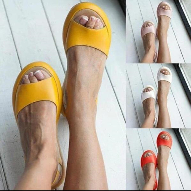 Women's shoes with elastic band