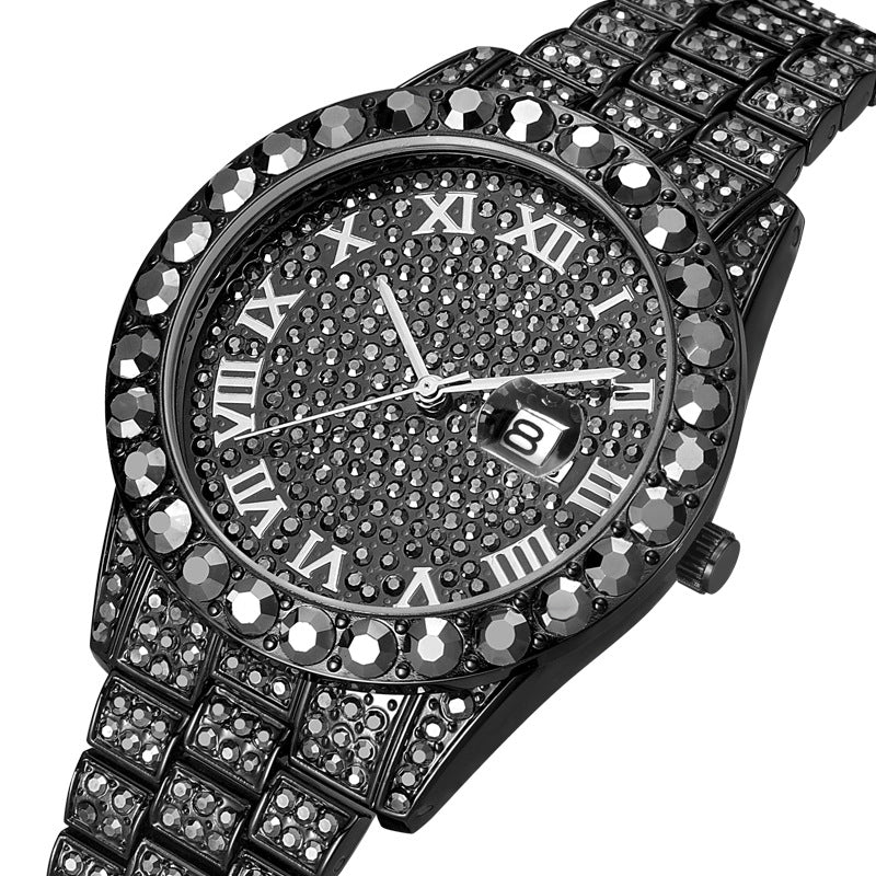 Hip Hop Herreur med Fuld Rhinestone