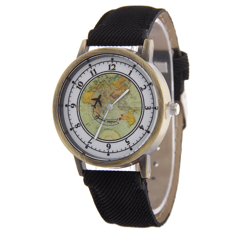 second hand canvas strap watch
