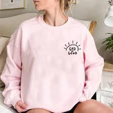 New Round Neck Print Sweatshirt Casual Sports Loose