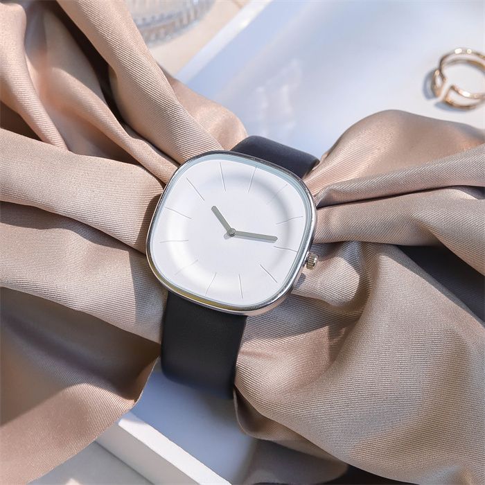 Koreansk Minimalistisk Design Ur Kvindelig Studerende Grænseoverskridende Hot Niche Firkantet Flot Kreativt Mode Parur