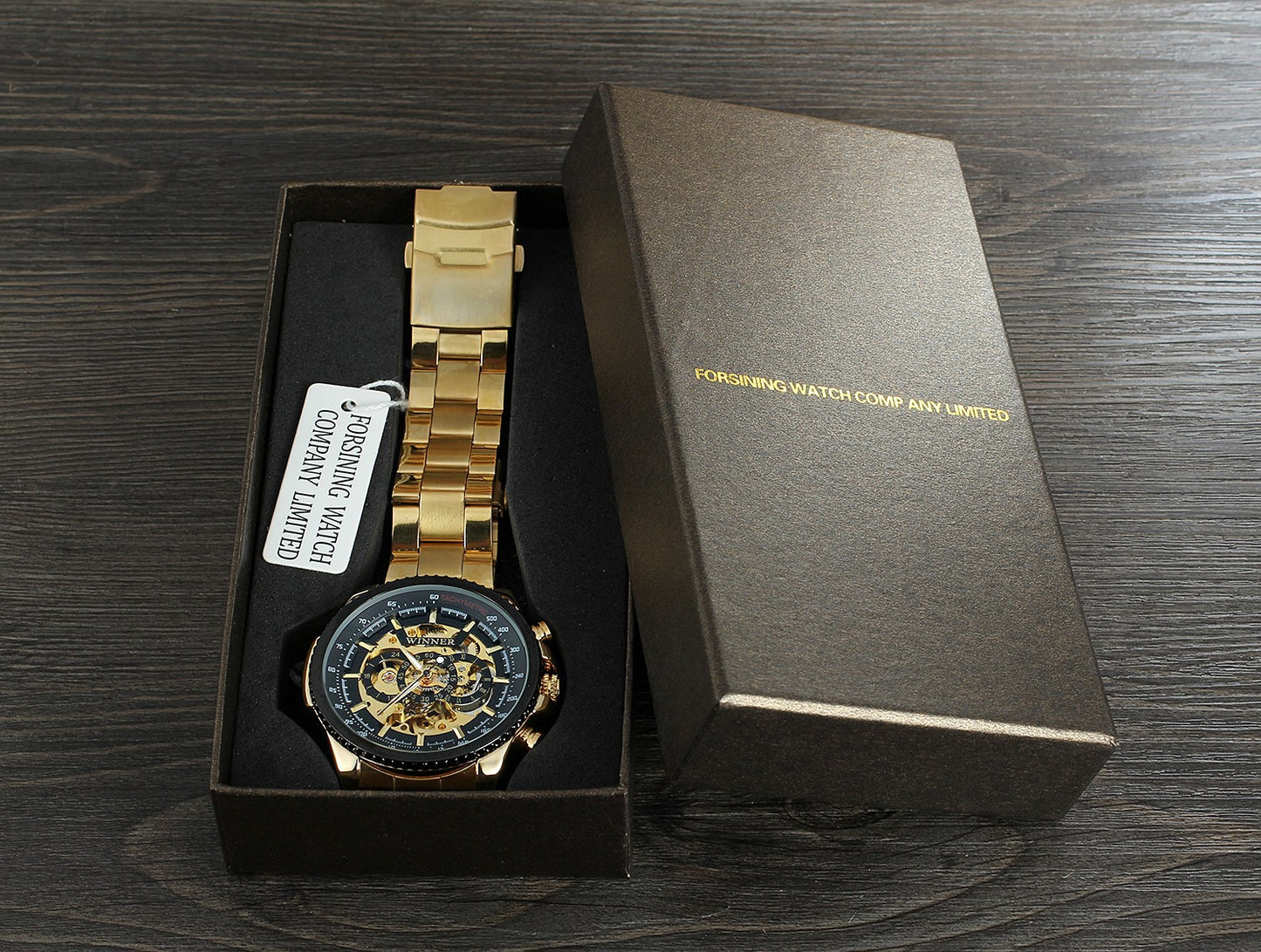 Hollow men's automatic mechanical watch