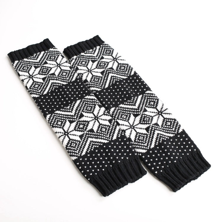 Wool knitted shoe cover