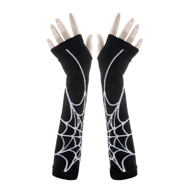 White spider web arm sleeve