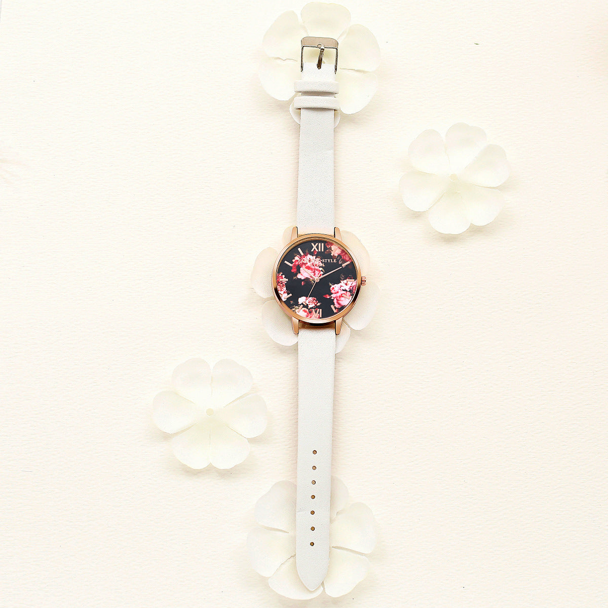 Lvpai Marke Frauen Armband Uhr Mode Rose Gold Blumen Leder Einfache Frauen Kleid Uhren Luxus Business Geschenk Uhr Uhr
