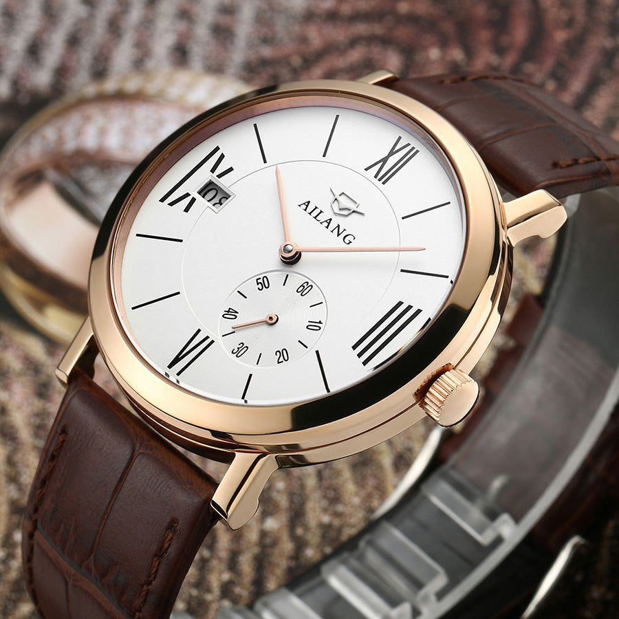 Large Dial Independent Mechanical Watch