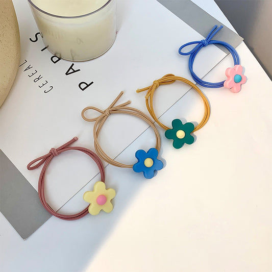 Wild flower hair tie