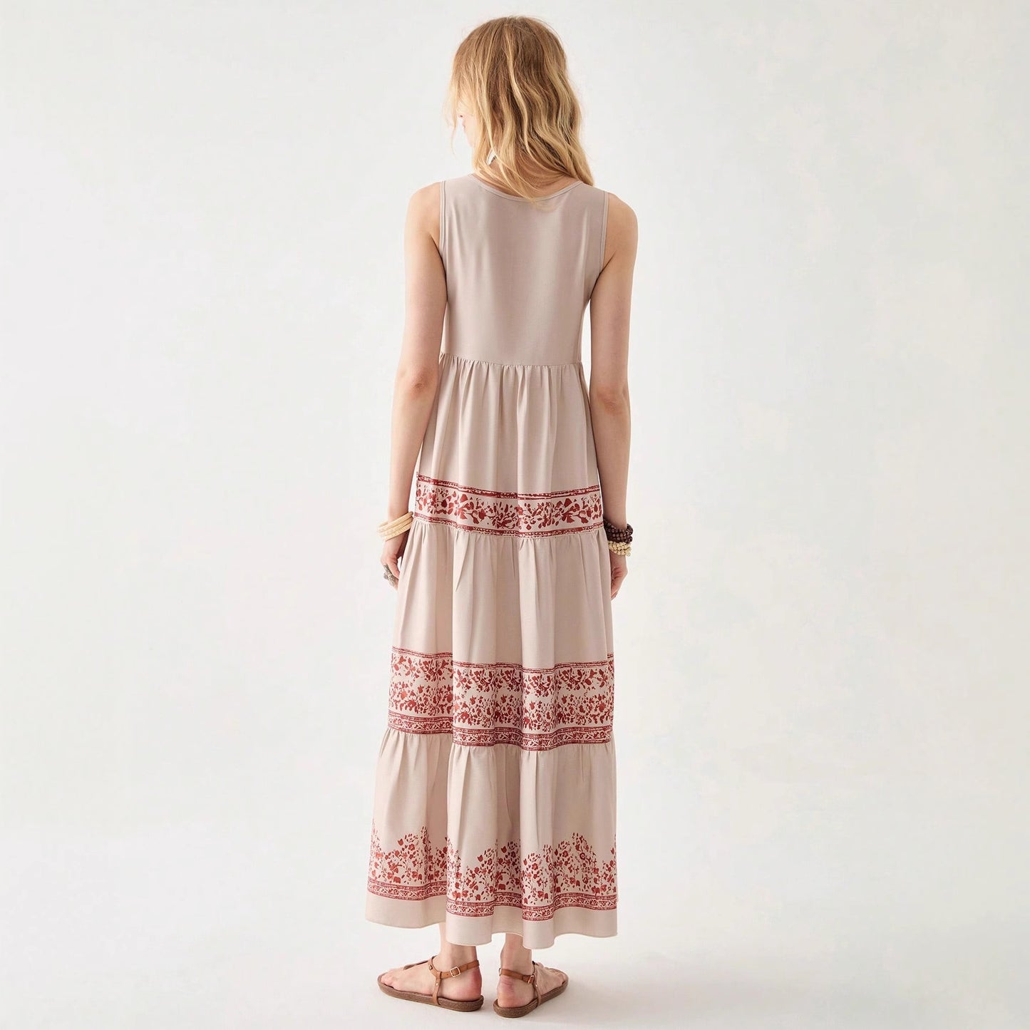 Womens Lace Dress With V Neck And Sleeveless Design