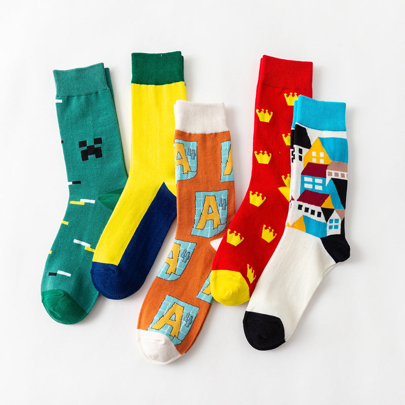 British wind men's and women's cotton socks