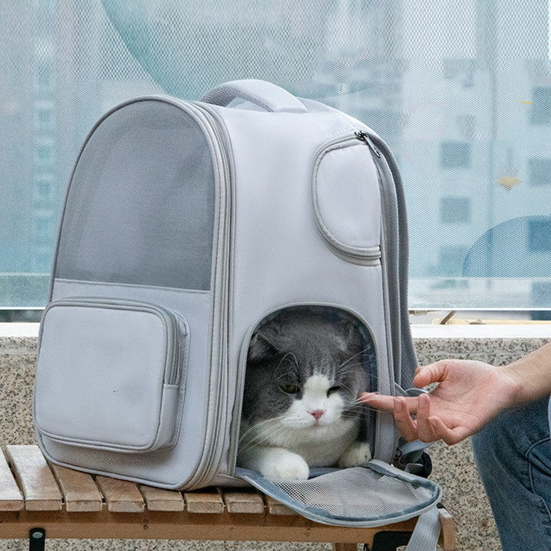 Pet Cats And Kittens Out Portable Large Capacity Backpack