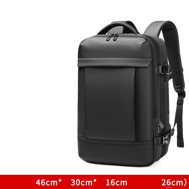 New Men's Backpack With Large Capacity Waterproof Outdoor Travel Bag That Can Be Expanded