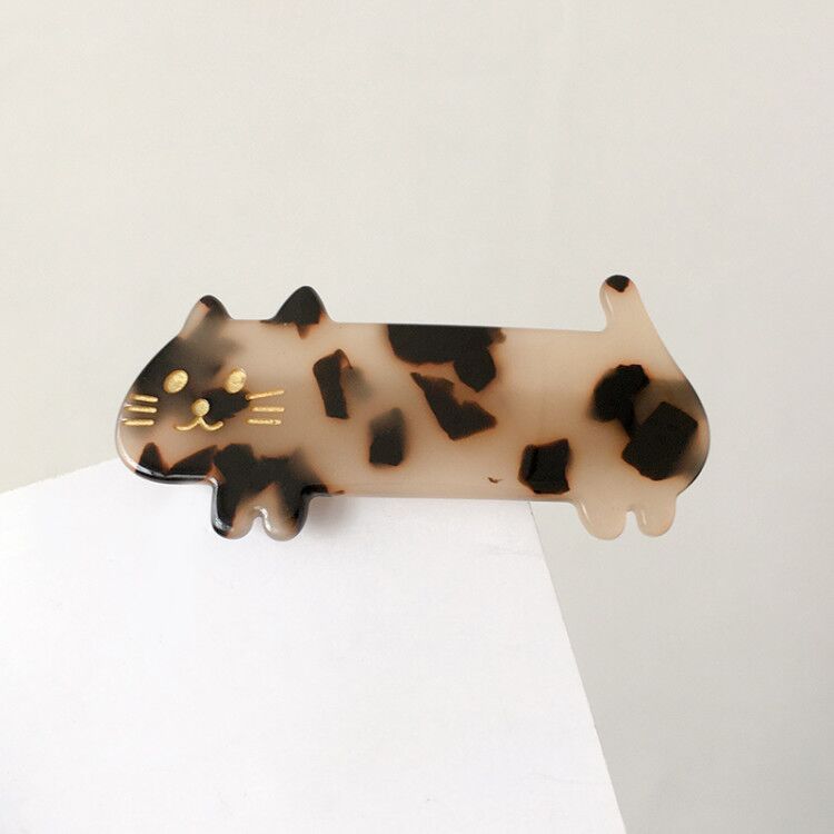 Cute short legged cat temperament girl duck beak hairpin