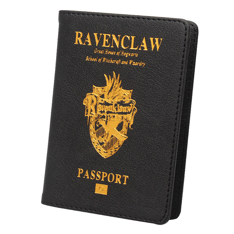 PU leather passport book ticket holder storage bag