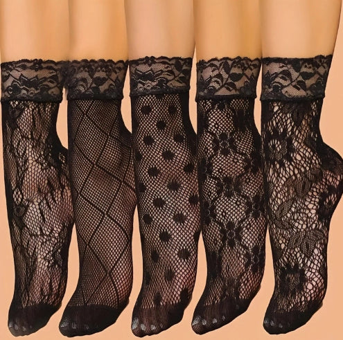 Plus-size Sexy Elastic Mesh Fishnet Stockings