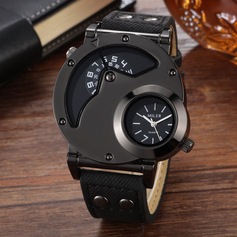 Dual movement quartz watch