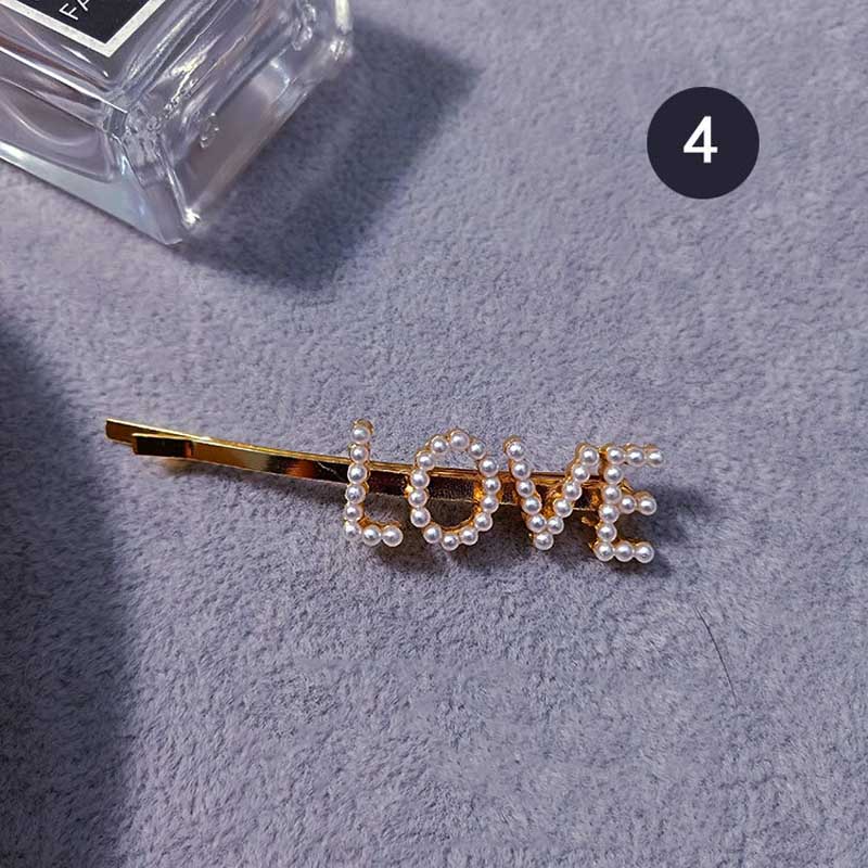 Simple Pearl Hairpin Headdress