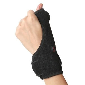 Thumb guard sleeve and wrist plate support