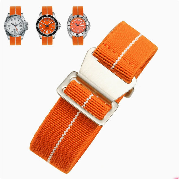 Fineknit Color Matching Elastic Quick-drying Men's Nylon Watchband