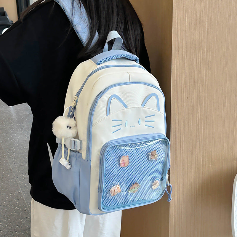 Korean Version Cartoon Large Capacity Casual Backpack