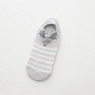 Cartoon cute cotton female socks