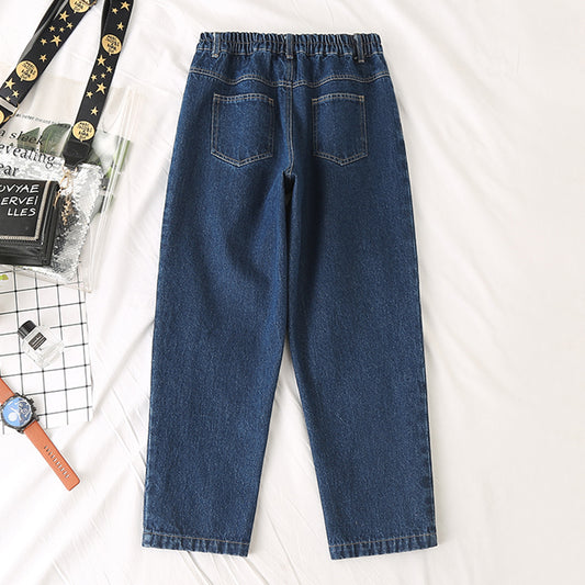 Autumn 200 kg fat sister plus size jeans