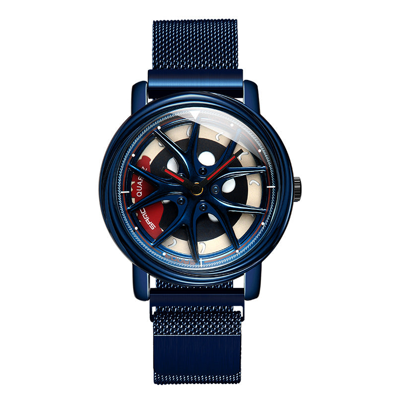 Simple hollow men's watch