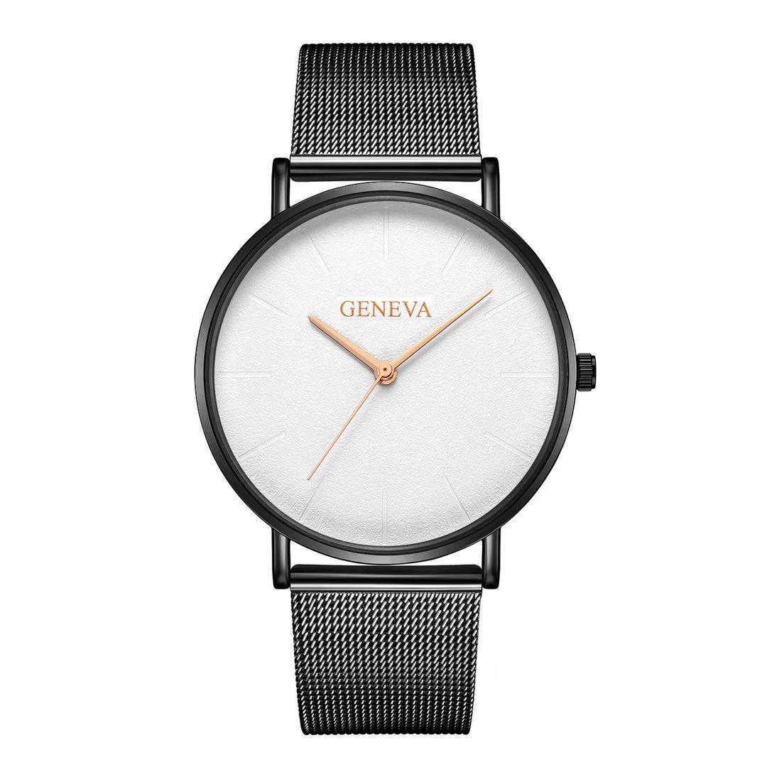 Men's watch men's watch steel mesh strap watch