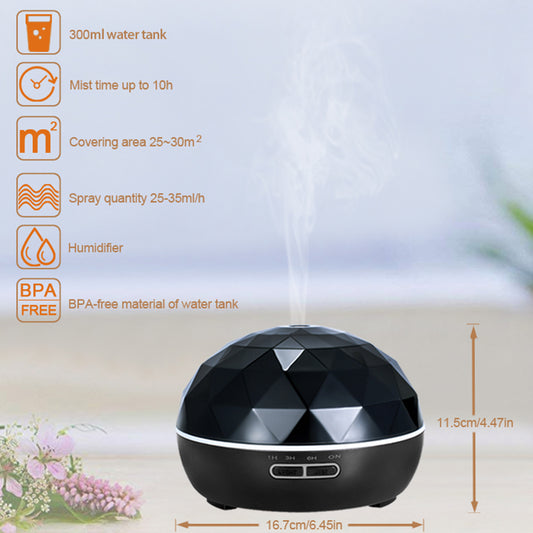 Ultrasonic aroma diffuser mute colorful night light