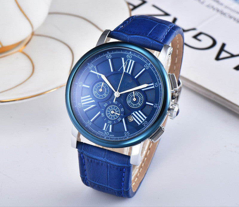 running seconds business watch 6-pin